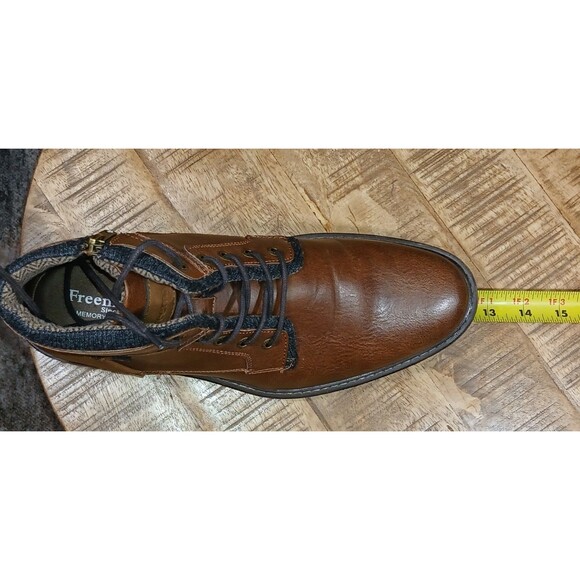 Freeman Kinley 1921 F220117 Shoe/Boots Brown Size 10.5 Tie Zip Side Ankle main image 8